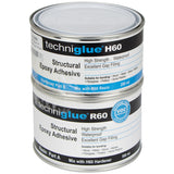 Techniglue R60 Resin & H60F Fast Hardener High-Strength Waterproof Adhesive