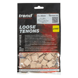 Trend 4 x 20mm Beechwood Loose Tenons Pack of 100