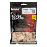 Trend 5 x 30mm Beechwood Loose Tenons Pack of 100