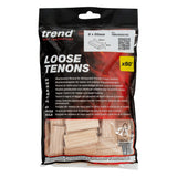Trend 8 x 50mm Beechwood Loose Tenons Pack of 50