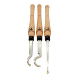 Torquata 3-Piece Hollowing Woodturning Tool Set with Tungsten Carbide Cutters