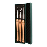 Torquata 3-Piece Hollowing Woodturning Tool Set with Tungsten Carbide Cutters