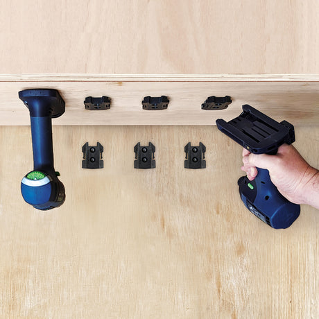 StealthMounts Tool Mounts for Festool 18V Pack of 4 Black