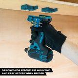StealthMounts Tool Mount for Makita LXT 18V Pack of 4 Blue