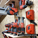 StealthMounts Tool Mount for Milwaukee M12 12V Pack of 3 Black