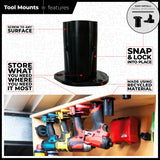 StealthMounts Tool Mount for Milwaukee M12 12V Pack of 3 Black