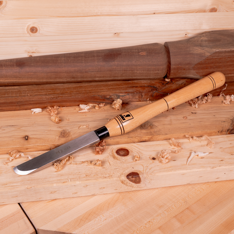 Torquata 25mm Negative Rake Bowl Finishing Scraper M2 HSS Woodturning Tool