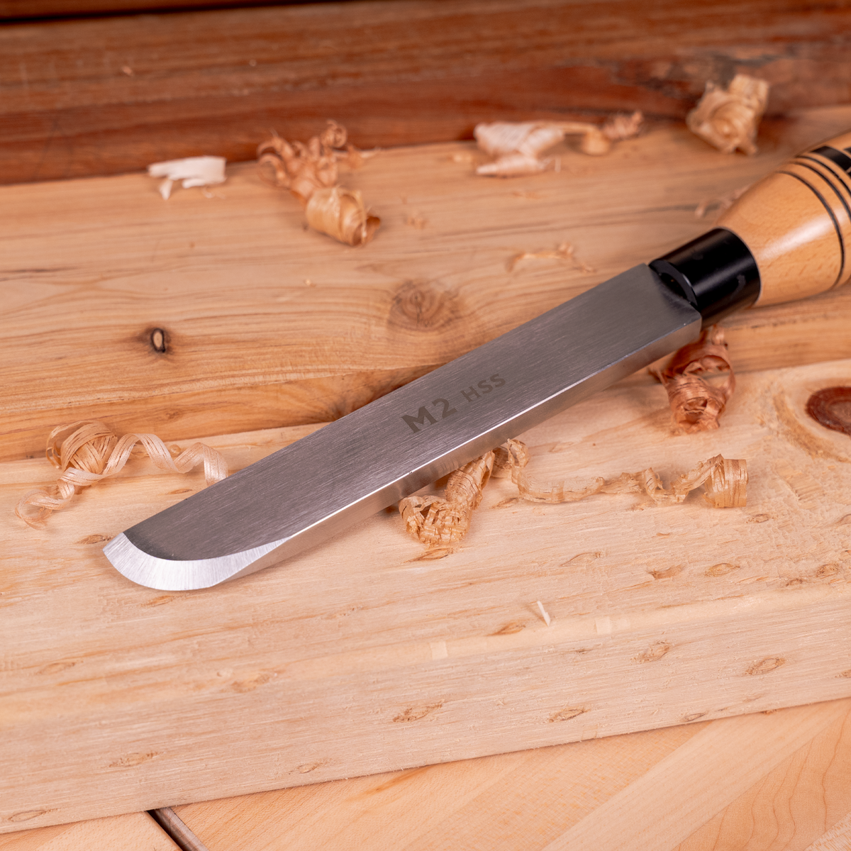 Torquata 25mm Negative Rake Bowl Finishing Scraper M2 HSS Woodturning Tool