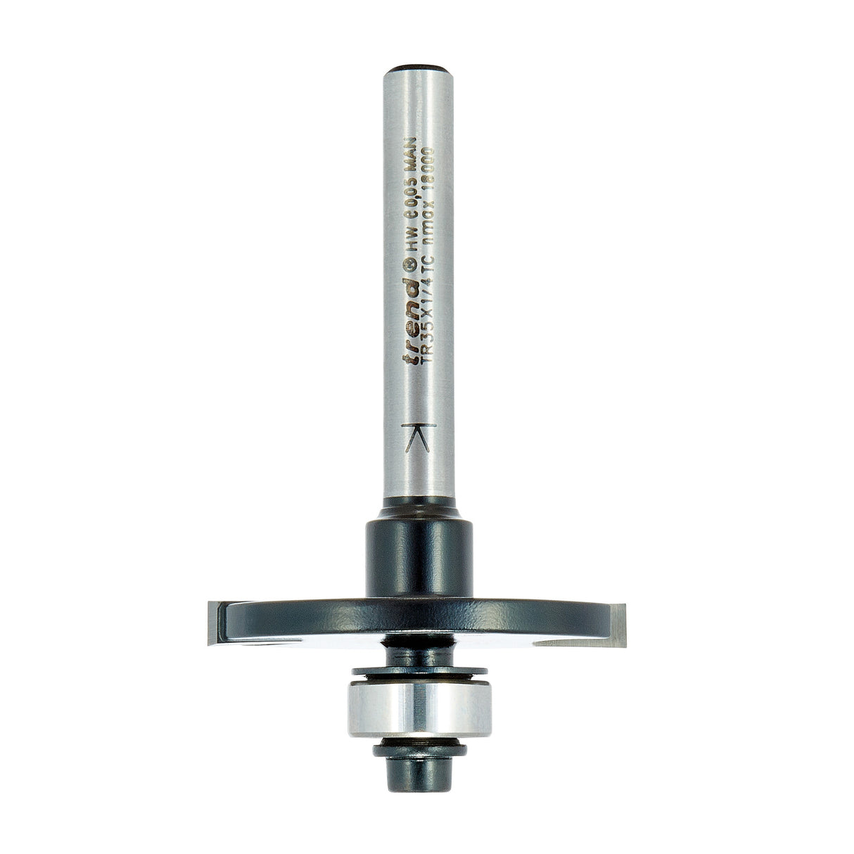 Trend Biscuit Jointer Bit 4mm x 37.2mm 1/4in Shank