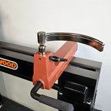 110 degree radius tool rest crossbar with banjo stem in a Sherwood lathe