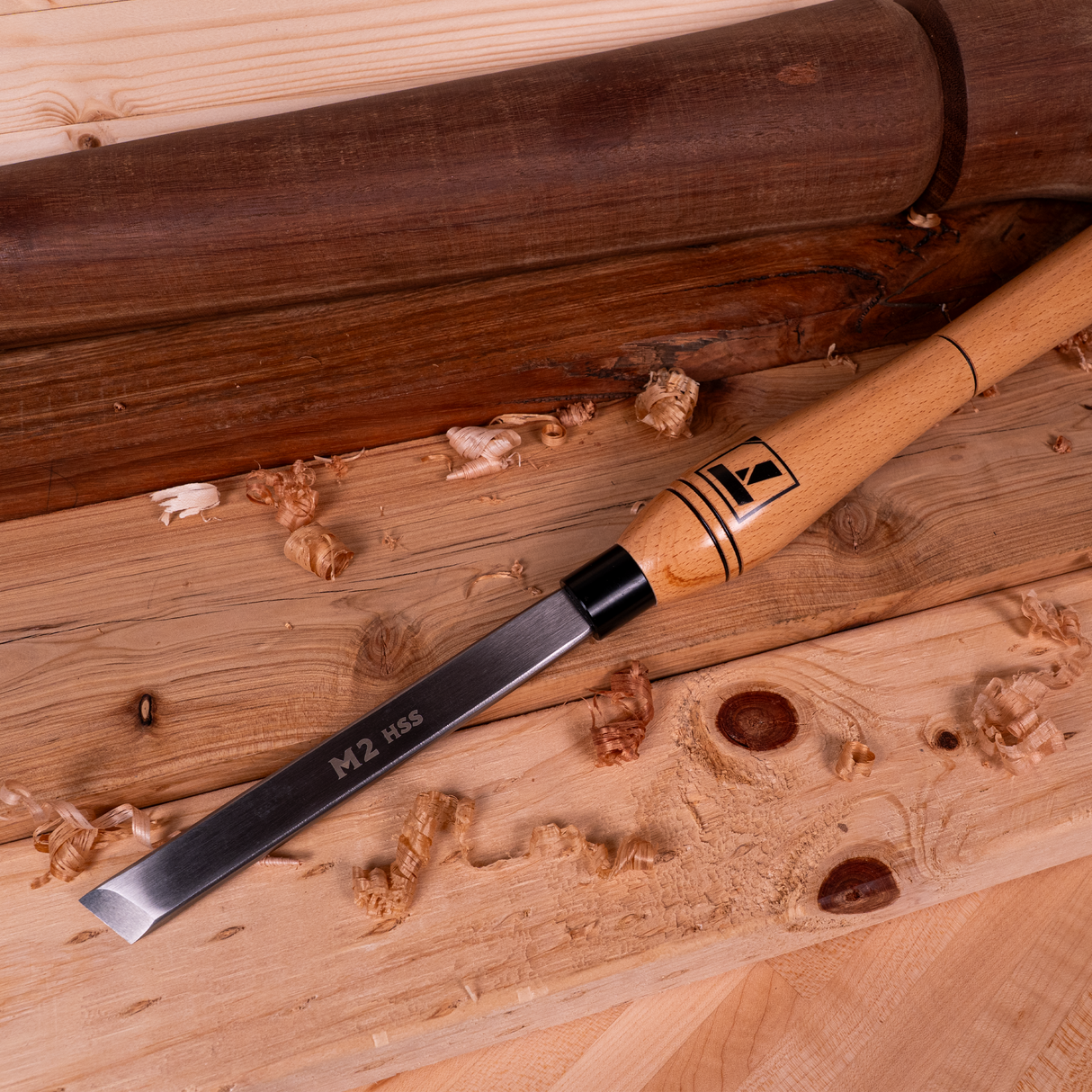 Torquata 25mm Skew Chisel with Rolled Edges M2 HSS