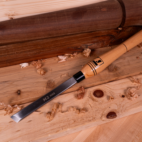 Torquata 25mm Skew Chisel with Rolled Edges M2 HSS