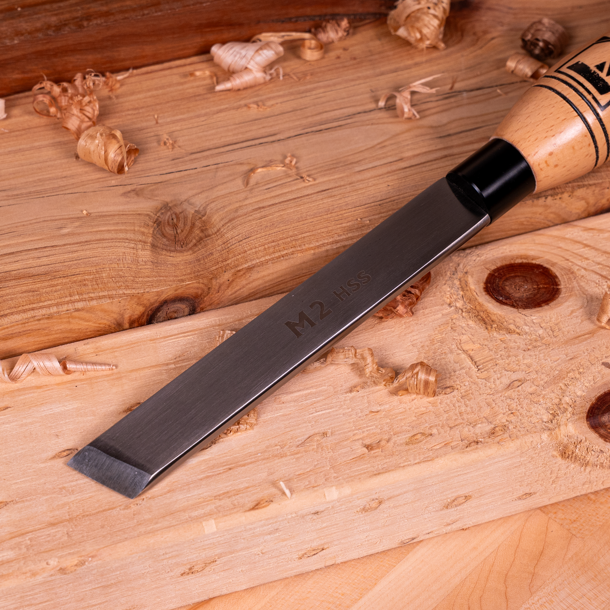 Torquata 25mm Skew Chisel with Rolled Edges M2 HSS