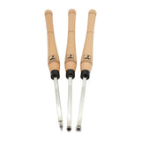 Torquata 3-Piece Tungsten Carbide Large Woodturning Tool Set