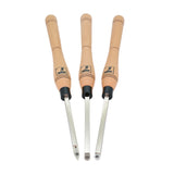 Torquata 3-Piece Tungsten Carbide Medium Woodturning Tool Set