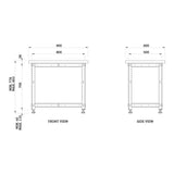 Torquata Workbench System 900 x 600 Workbench Kit with Dog Hole Top