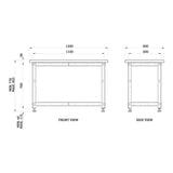 Torquata Workbench System 1200 x 600 Workbench Kit with Plain Top