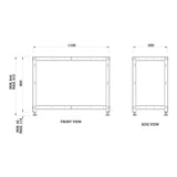 Torquata Workbench System 1100 x 500 Workbench Stand Only