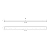Torquata Workbench System Set of 2 Drawer or Shelf Rails