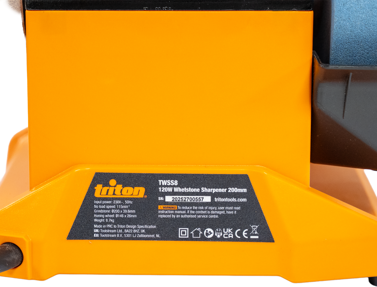 Triton TWSS8 120W Whetstone Sharpener 200mm