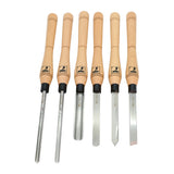 Torquata 6-Piece Large Woodturning Tool Set M2 HSS