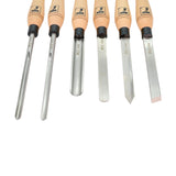 Torquata 6-Piece Large Woodturning Tool Set M2 HSS