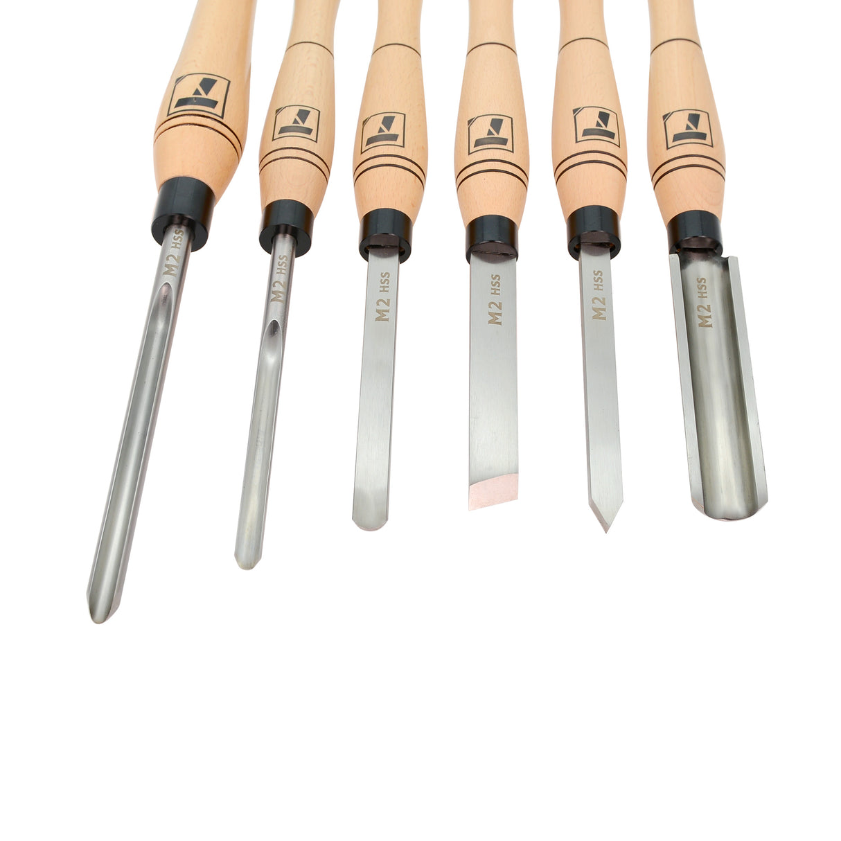 Torquata 6-Piece Standard Woodturning Tool Set M2 HSS