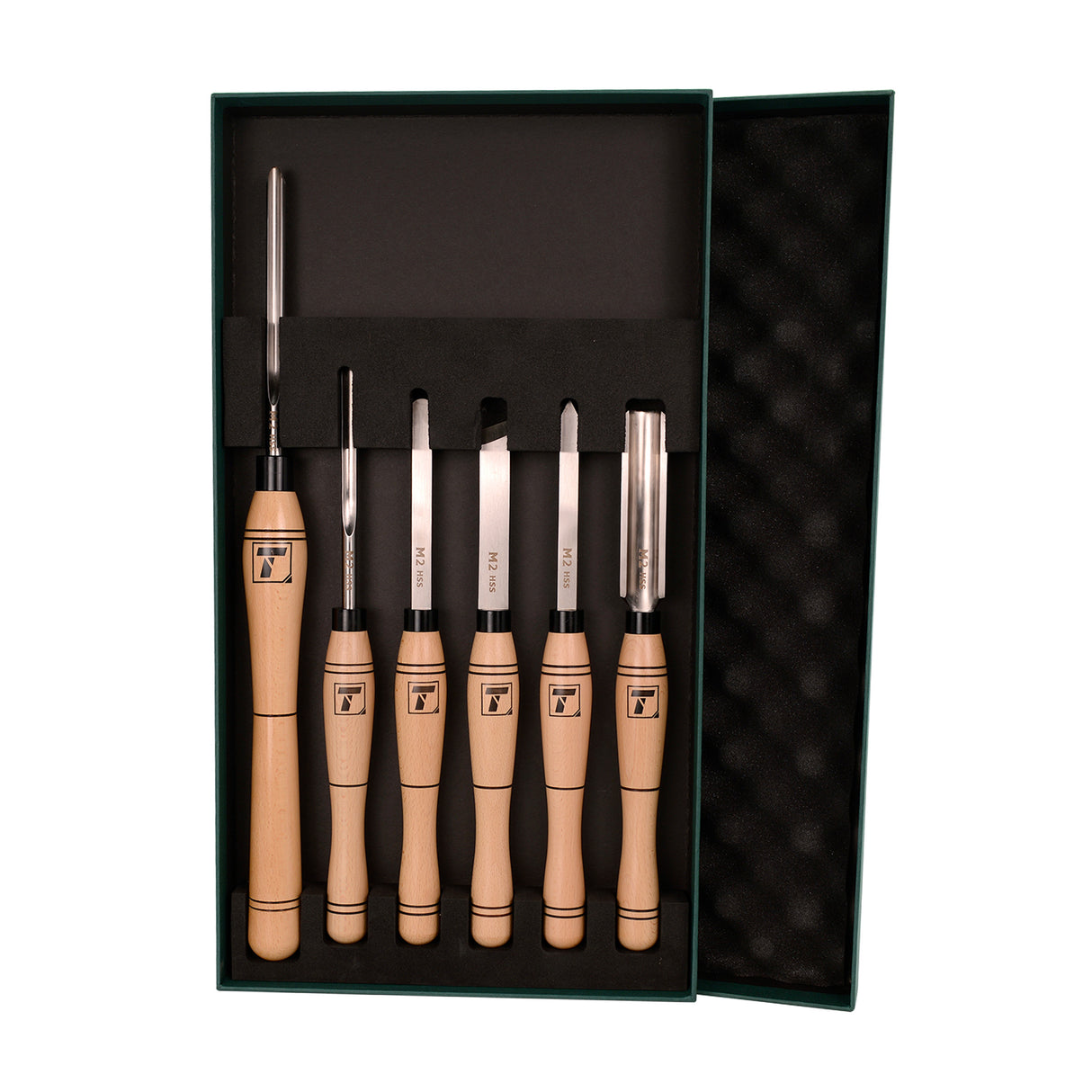 Torquata 6-Piece Standard Woodturning Tool Set M2 HSS