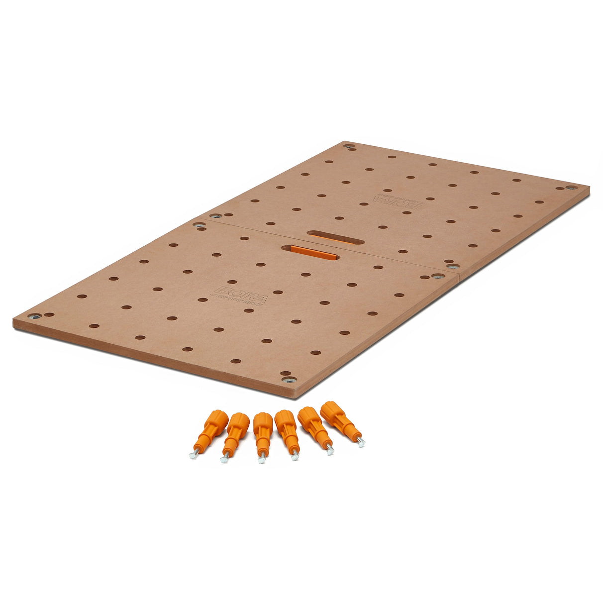 BORA Centipede Work Stand Table Top MDF 610 x 1200mm with 20mm Bench Dog Holes