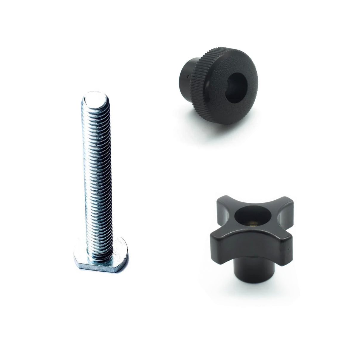 Torquata 20-Piece T-Track Bolts & Knobs Bundle 63mm Long