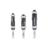 Torquata Twin Cut Dual-Bearing Flush Trim Router Bits 1/4in Shank