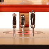 Torquata Twin Cut Dual-Bearing Flush Trim Router Bits 1/4in Shank