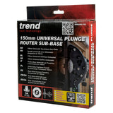 Trend 150mm Universal Plunge Router Sub-Base