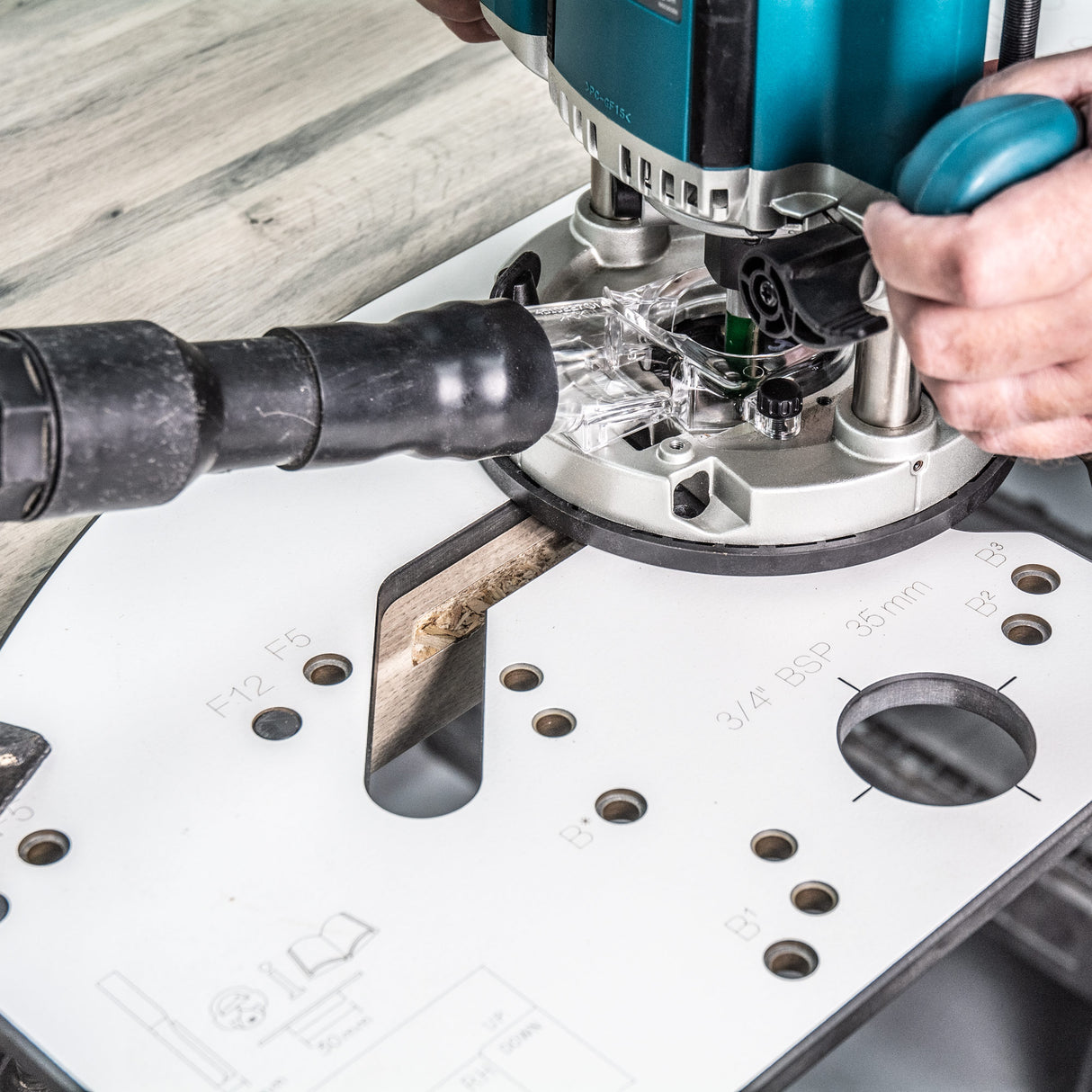 Trend 180mm Universal Plunge Router Sub-Base