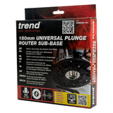 Trend 180mm Universal Plunge Router Sub-Base