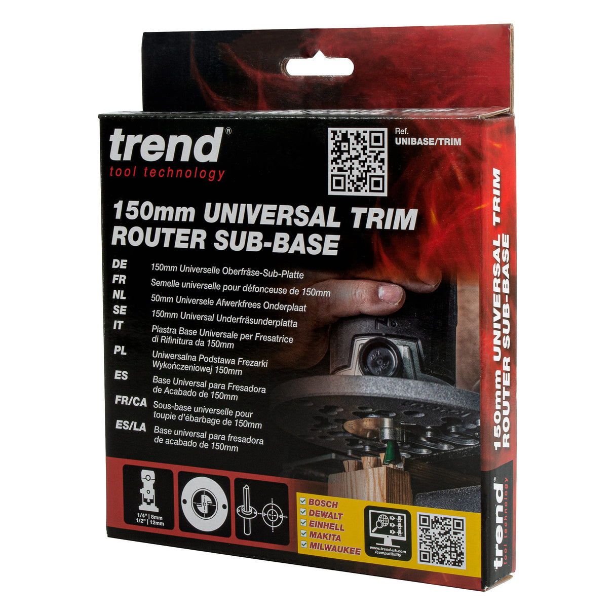 Trend 150mm Universal Trim Router Sub-Base