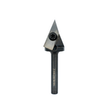 Torquata 45 Degree Carbide Insert V-Groove Router Bit 1/4in Shank