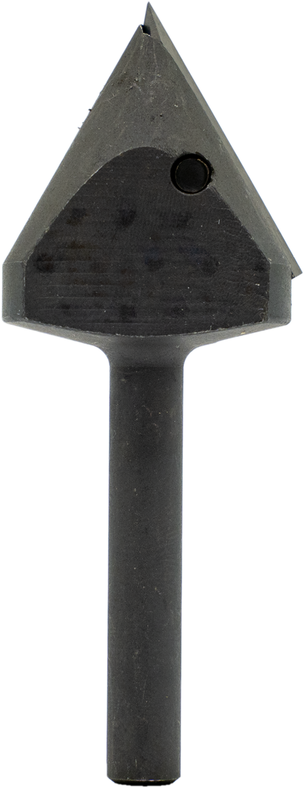 Torquata 60 Degree Carbide Insert V-Groove Router Bit 1/4in Shank