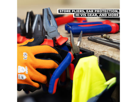 StealthMounts Wall Hive System Pliers and Hook Set Pack of 4 Black