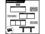 StealthMounts Wall Hive System Pliers and Hook Set Pack of 4 Black