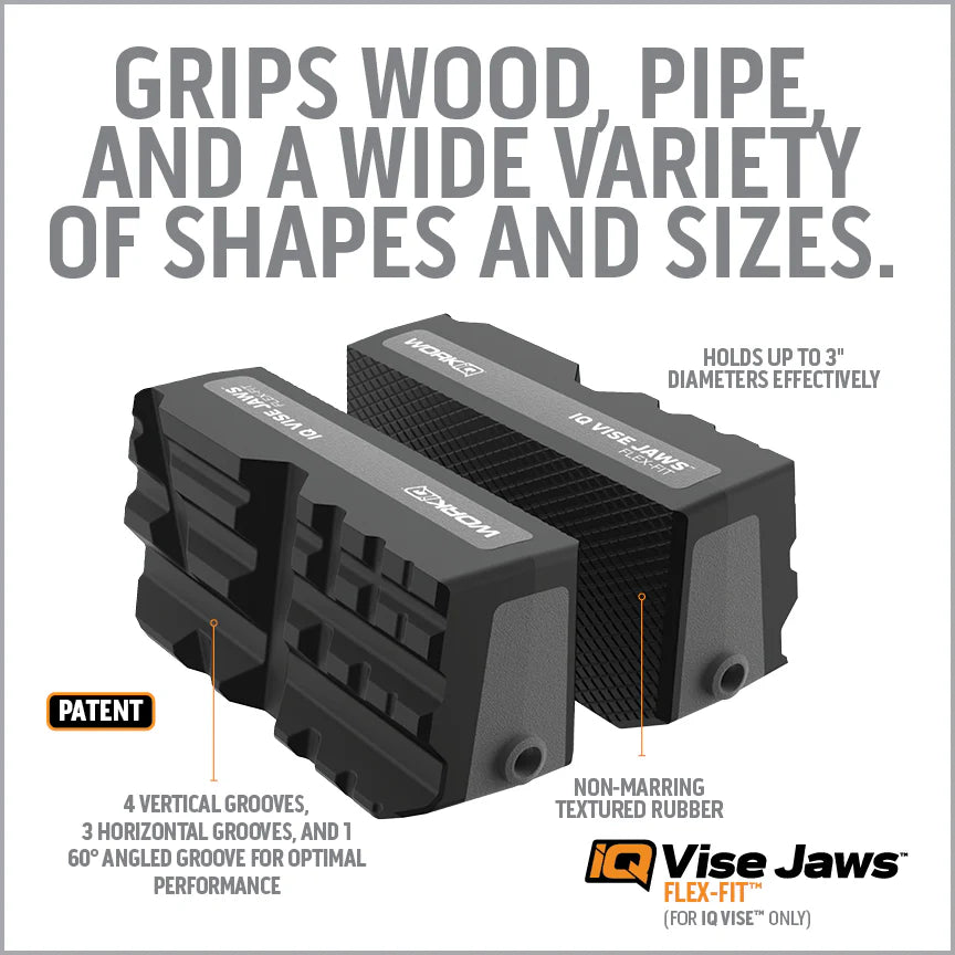 Work IQ Flex-Fit Vise Jaw Sleeves
