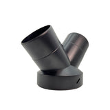 Sherwood Dust Extraction Y-Connector Fitting 5in to 4in Twin Outlet Reducer