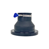 Sherwood Dust Extraction 4in Female Quick Connection Magnetic Coupling with 2 1/2in Flexible Cuff