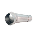 Sherwood Metal Dust Extraction Y-Connector Fitting 6in to 4in Twin Outlet Reducer