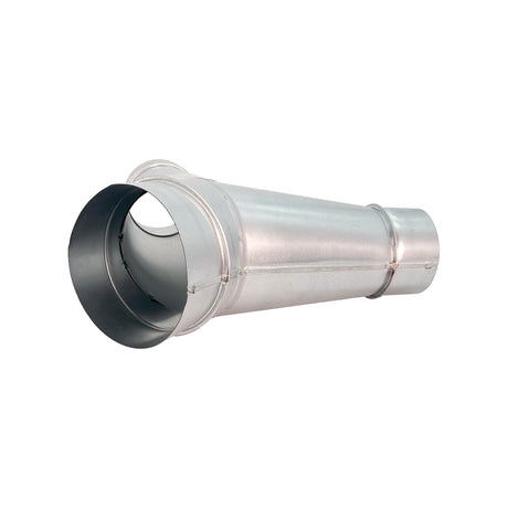 Sherwood Metal Dust Extraction Y-Connector Fitting 6in to 4in Twin Outlet Reducer