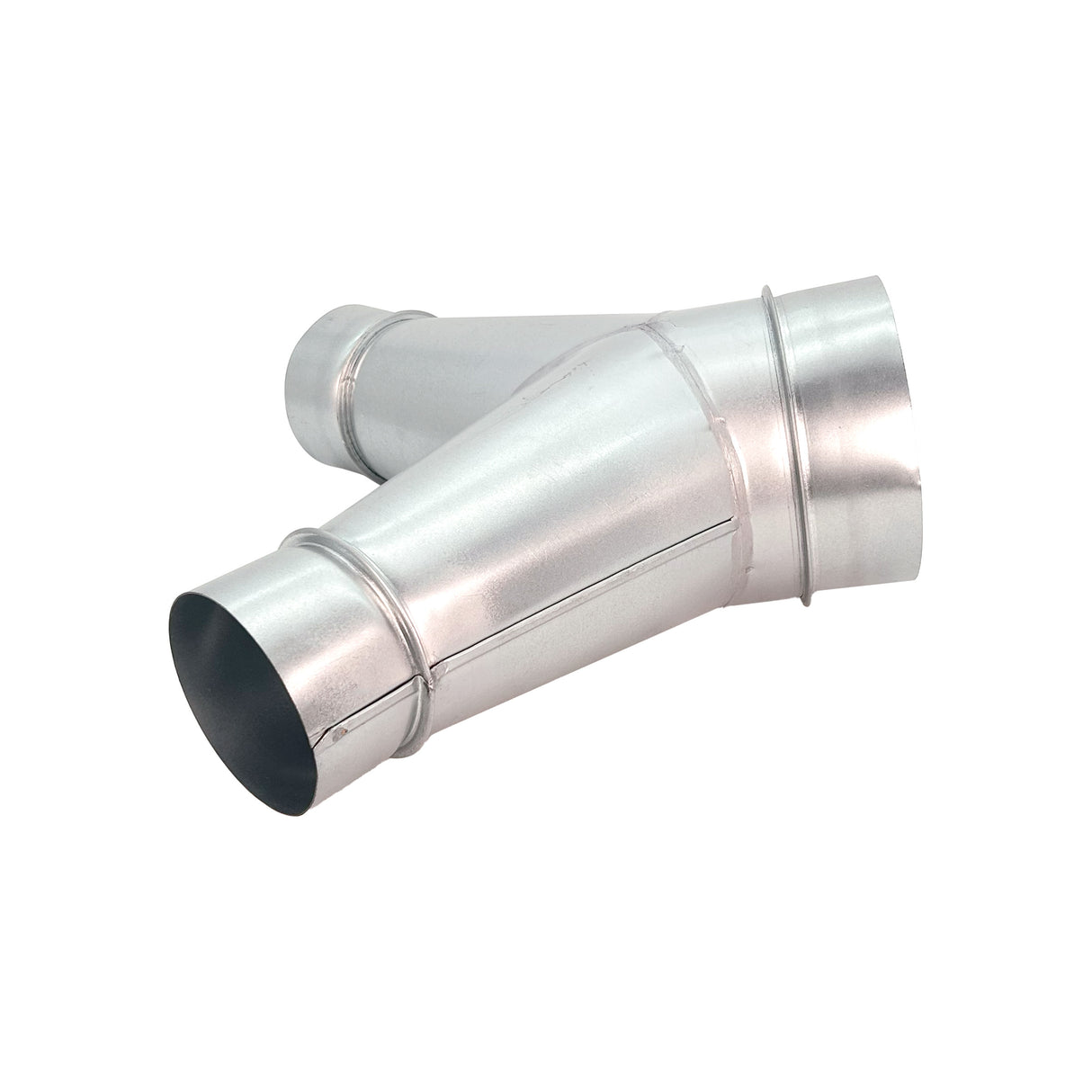 Sherwood Metal Dust Extraction Y-Connector Fitting 6in to 4in Twin Outlet Reducer
