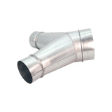 Sherwood Metal Dust Extraction Y-Connector Fitting 6in to 4in Twin Outlet Reducer