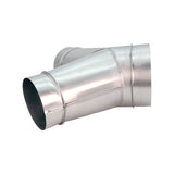 Sherwood Metal Dust Extraction Y-Connector Fitting 8in to 6in Twin Outlet Reducer