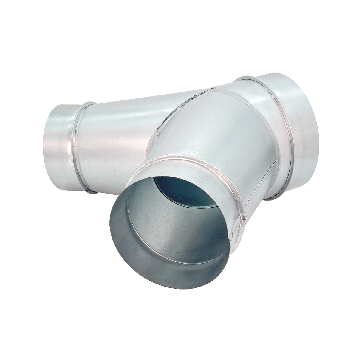 Sherwood Metal Dust Extraction Y-Connector Fitting 8in to 6in Twin Outlet Reducer