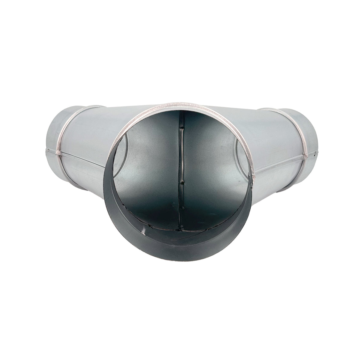 Sherwood Metal Dust Extraction Y-Connector Fitting 8in to 6in Twin Outlet Reducer